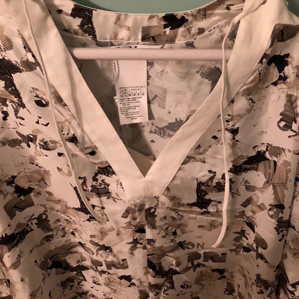 🆕 Max Mara - Silk Lace-Up Shoulder Tunic - Picture 5 of 7